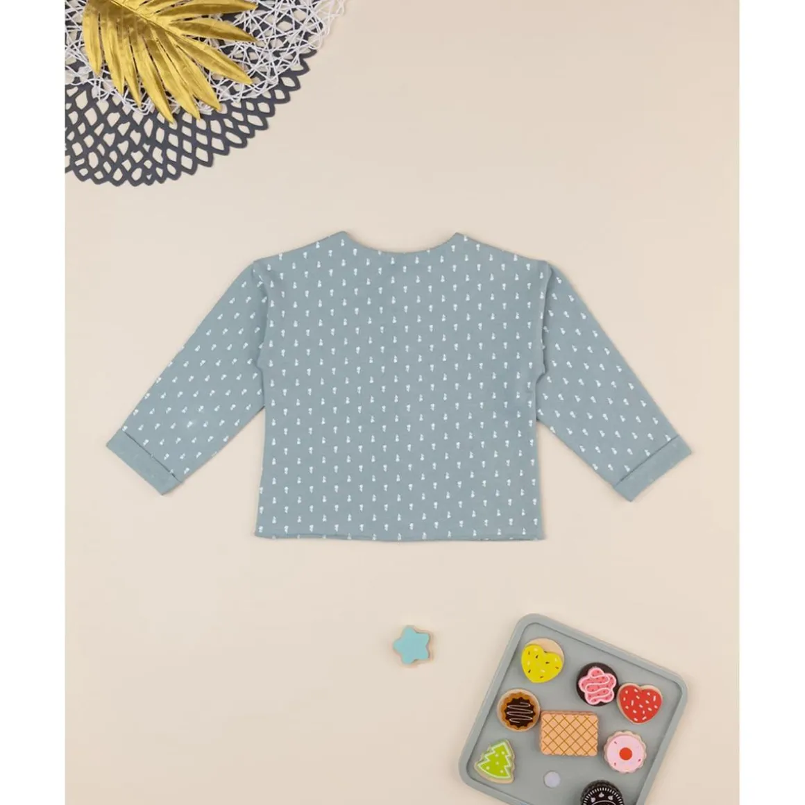 Cardigan niña verde