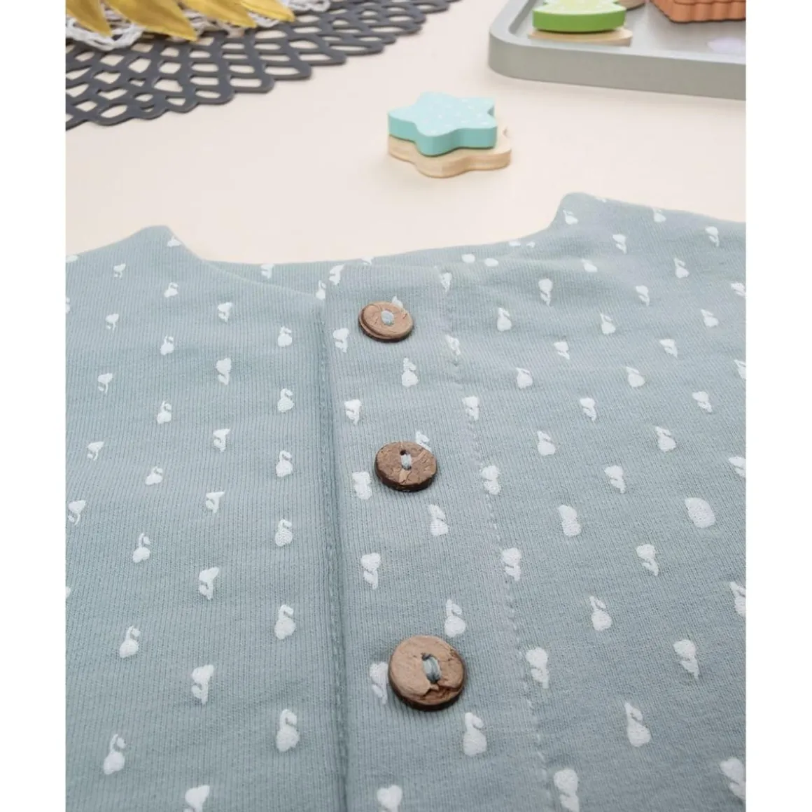 Cardigan niña verde