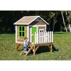 Casita elevada de madera Flam