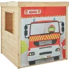 Casita infantil de madera Bombero