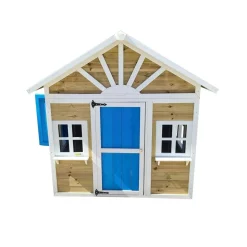 Casita infantil Visby de madera Azul