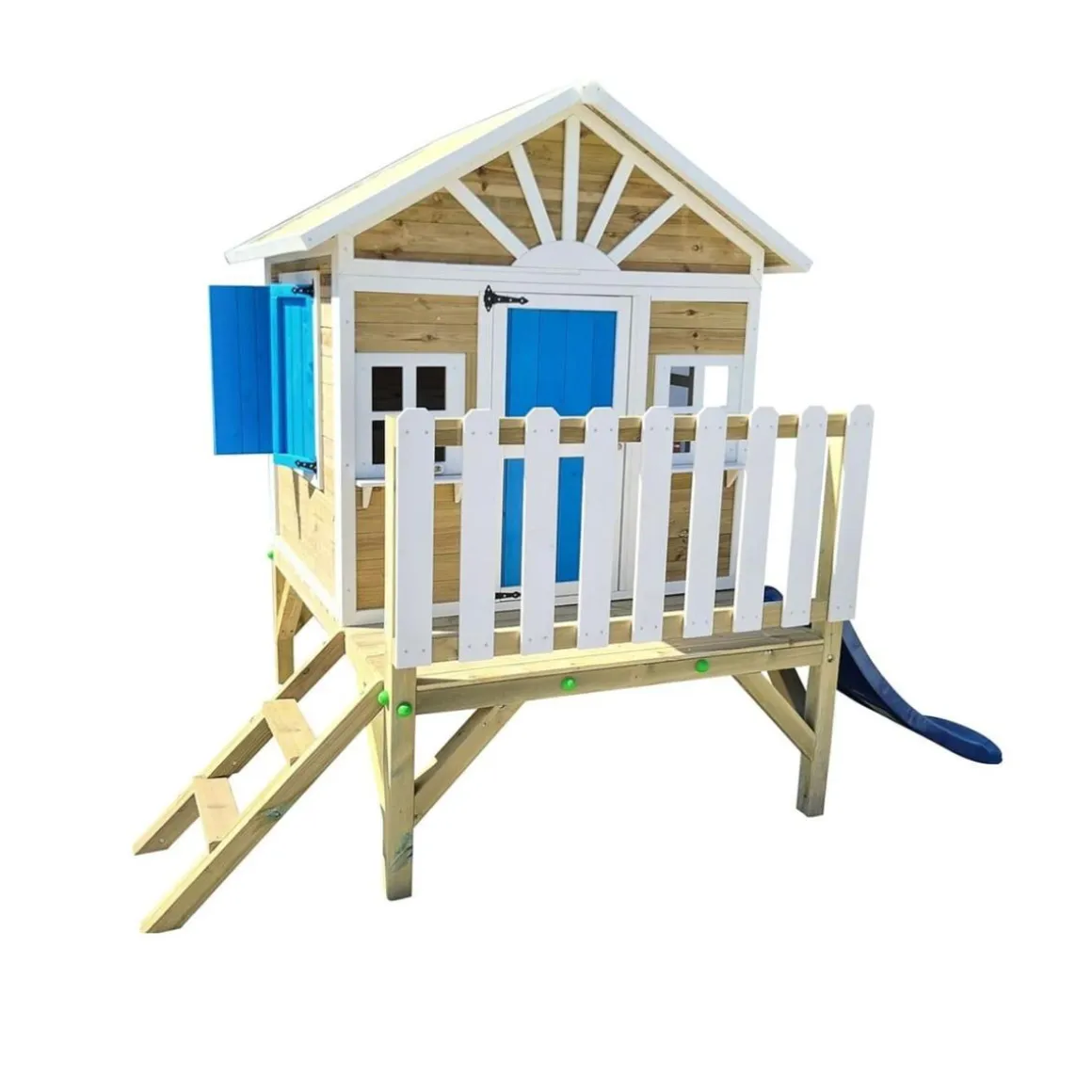 Casita Visby elevada 60 cm Azul