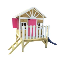 Casita Visby elevada 60 cm Rosa