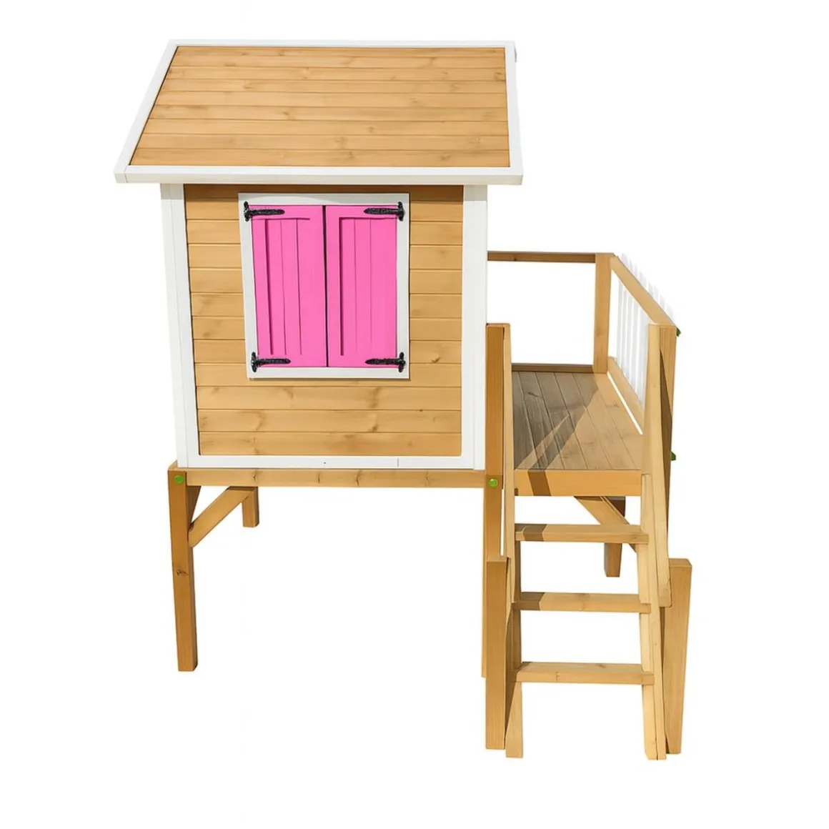 Casita Visby elevada 90 cm Rosa