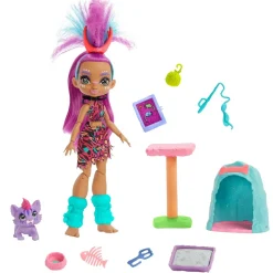 Cave Club - Muñeca Roaralai - Playset Gatuno