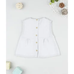 Chaleco de punto para niña