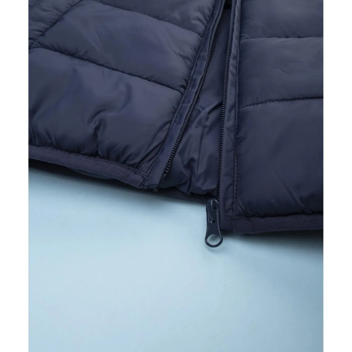 Chaleco infantil bicolor azul y verde