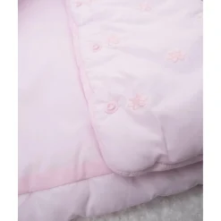 Chaqueta con capucha niña rosa