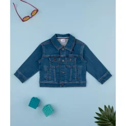 Chaqueta infantil de mezclilla clara