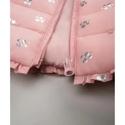 Chaqueta niña rosa con capucha