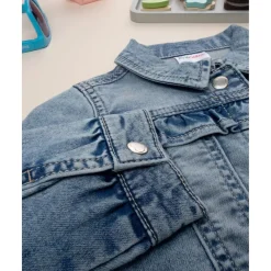 Chaqueta vaquera azul niña