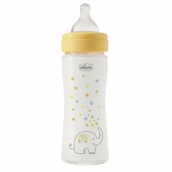 Chicco - Biberón Perfect Easy 240ml - Amarillo