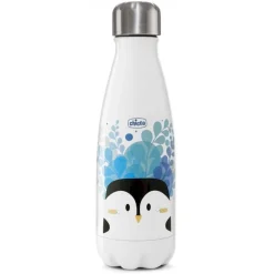 Chicco - Botella térmica de acero inoxidable 350 ml (Varios modelos)