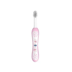 Chicco - Cepillo dental suave rosa