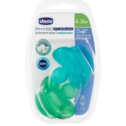 Chicco - Chupete PhysioForma Soft Silicona azul/verde