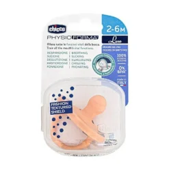 Chicco - Chupete PhysioForma Luxe 2-6M - Naranja