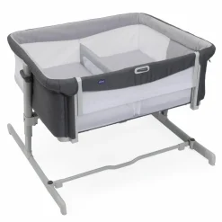 Chicco - Cuna de colecho gemelar Next2Me Twins gris