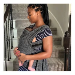 Chicco - Fular portabebés Boppy ComfyFit Evolution gris