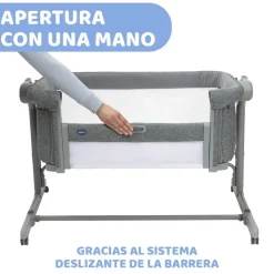 Chicco - Minicuna Next2Me Magic Evo Dark Grey