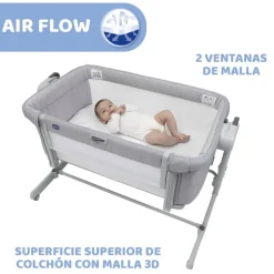 Chicco - Minicuna Next2Me Magic Evo Grey Mist