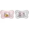 Chicco - Pack 2 chupetes Physio Light 2-6M - Rosa (Varios modelos)