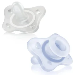 Chicco - Pack 2 Chupetes Physio Mini Soft 0-2M - Azul