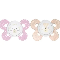 Chicco - Pack 2 Chupetes Physio Comfort silicona 6-16M Rosa