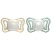 Chicco - Pack 2 chupetes Physio Light Glow 2-6M