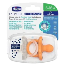 Chicco - Pack 2 chupetes PhysioForma Luxe 6-16M - Naranja