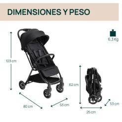 Chicco - Silla de paseo Urbino - Black