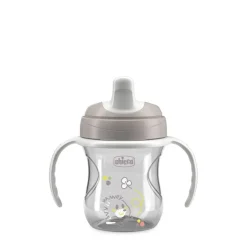 Chicco - Vaso de Aprendizaje 6M+ 200ml - Gris