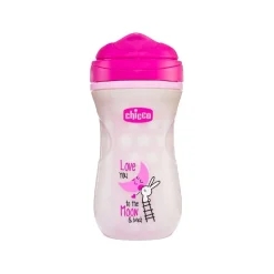 Chicco - Vaso termo luminoso rosa