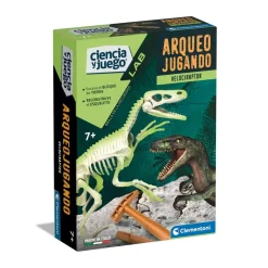 Clementoni - Arqueojugando velociraptor fosforescente