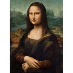 Clementoni - Colección de arte con rompecabezas de la Gioconda, 1000 piezas ㅤ