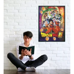 Clementoni - Dragon Ball - Puzzle diseño de dragón 1000 piezas ㅤ