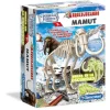 Clementoni - Juego científico Arqueojugando Mamut fosforescente para excavar y montar dinosaurios ㅤ