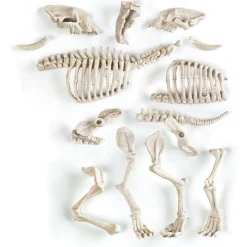 Clementoni - Juego científico de excavación y montaje Smilodon fosforescente ㅤ