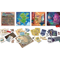 Clementoni - Juego de mesa estrategia multicolor deluxe ㅤ