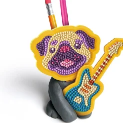 Clementoni - Kit de pegatinas 3D brillantes y diamantes creativo para regalo