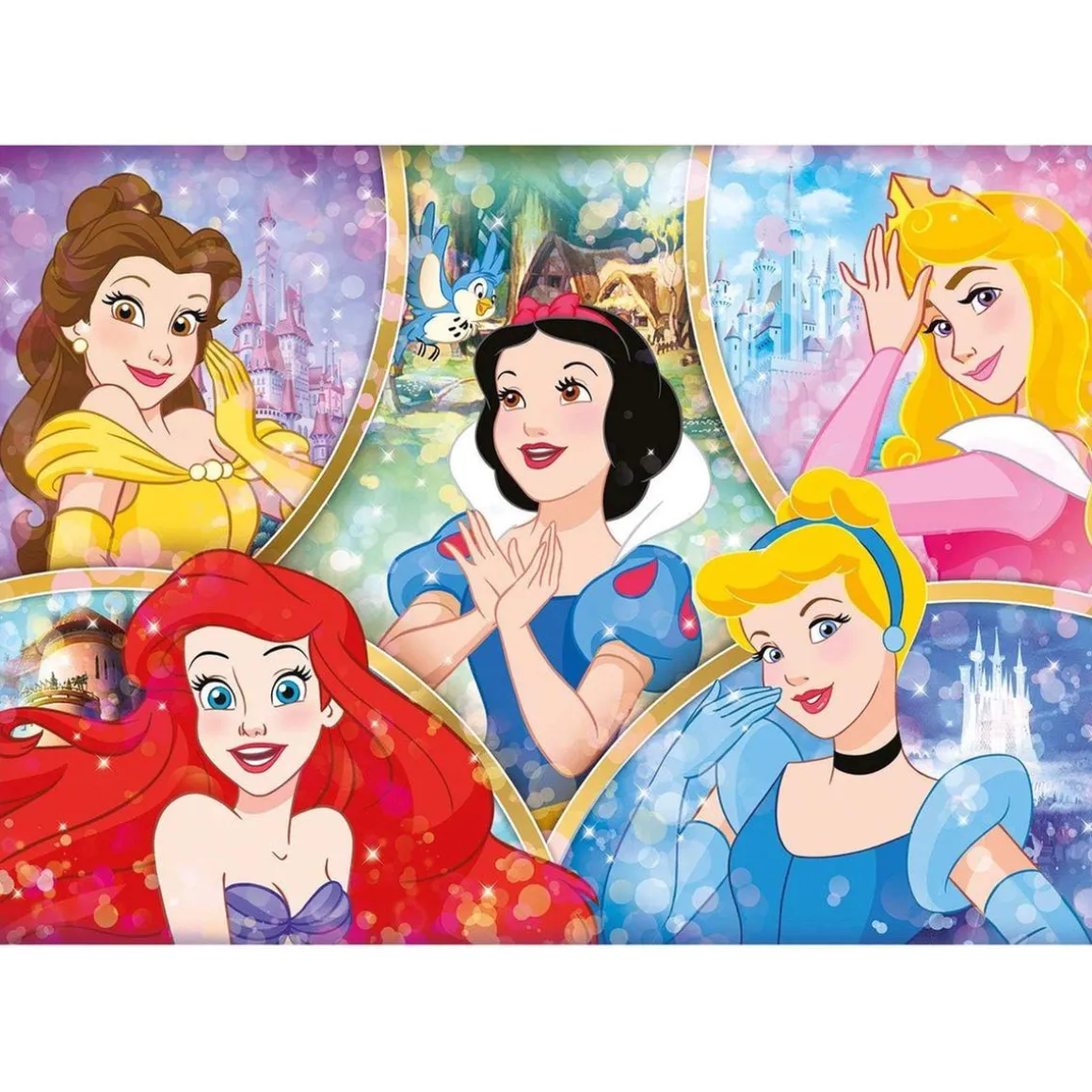 Clementoni - Princesas Disney - Puzzle infantil de Princesas Disney, 180 piezas ㅤ