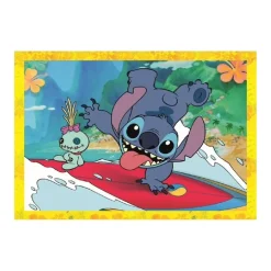 Clementoni - Puzzle 4 en 1 Stitch