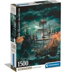 Clementoni - Puzzle 1500 piezas High Quality Collection - Barco Pirata
