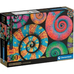 Clementoni - Puzzle 500 piezas Colorboom Collection - Colas rizadas