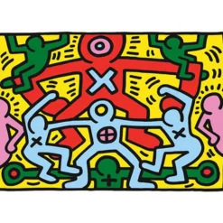 Clementoni - Puzzle Arte Moderno Keith Haring 1000 Piezas ㅤ