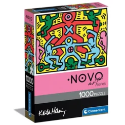 Clementoni - Puzzle Arte Moderno Keith Haring 1000 Piezas ㅤ