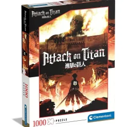 Clementoni - Puzzle de 1000 piezas Attack on Titans ㅤ