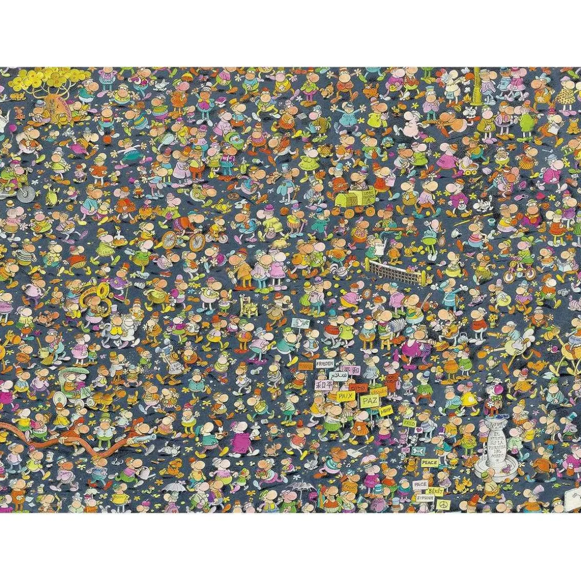 Clementoni - Puzzle ilustrado de 1000 piezas imposible