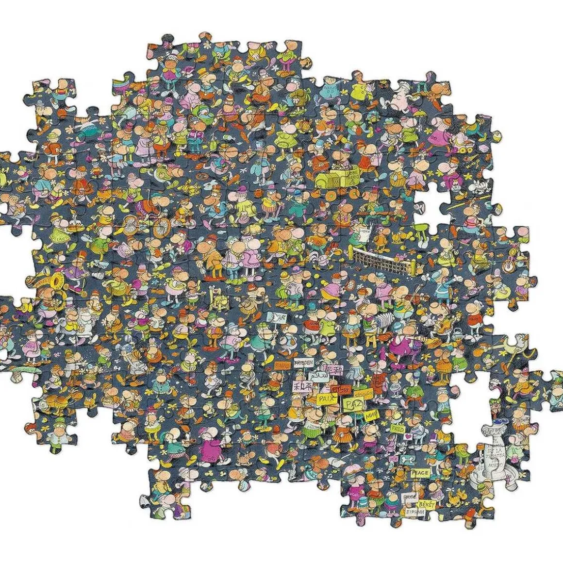 Clementoni - Puzzle ilustrado de 1000 piezas imposible