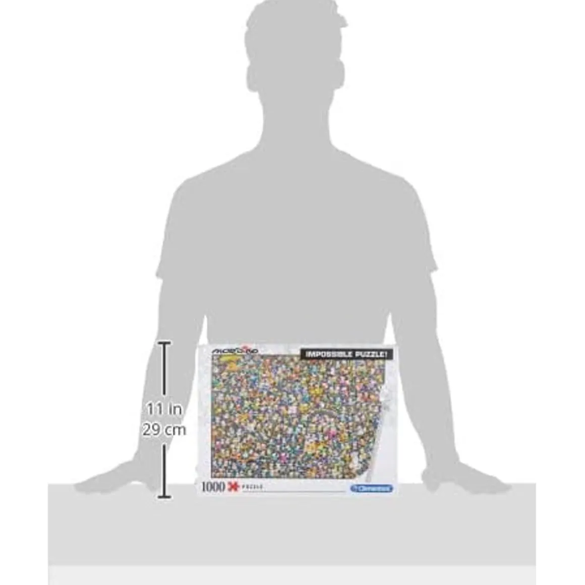 Clementoni - Puzzle ilustrado de 1000 piezas imposible