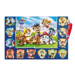 Clementoni - Puzzle Interactivo de Suelo 24 piezas - Patrulla Canina